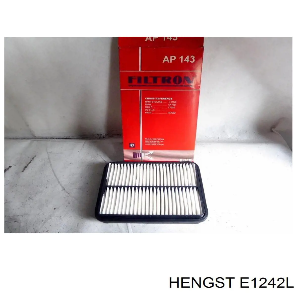 E1242L Hengst Повітряний фільтр двигуна
