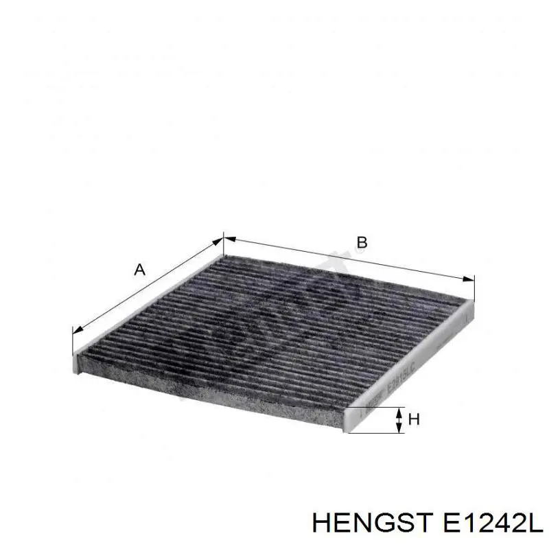 Повітряний фільтр E1242L Hengst