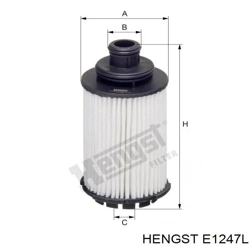 Повітряний фільтр E1247L Hengst