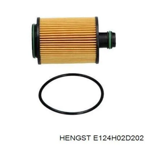 Масляний фільтр двигуна Hengst E124H02D202 ціна, від 14.20 USD