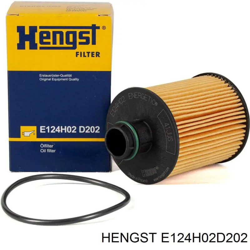 E124H02D202 Hengst фільтр масляний