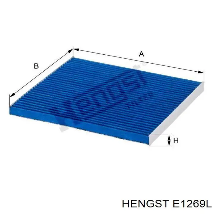 Повітряний фільтр E1269L Hengst