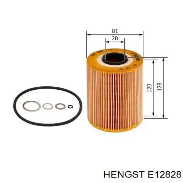 E12828 Hengst фільтр масляний