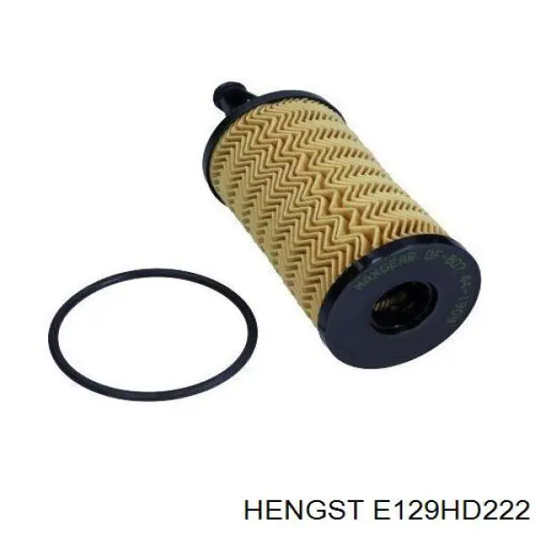 Масляний фільтр двигуна Hengst E129HD222 ціна, від 11.13 USD