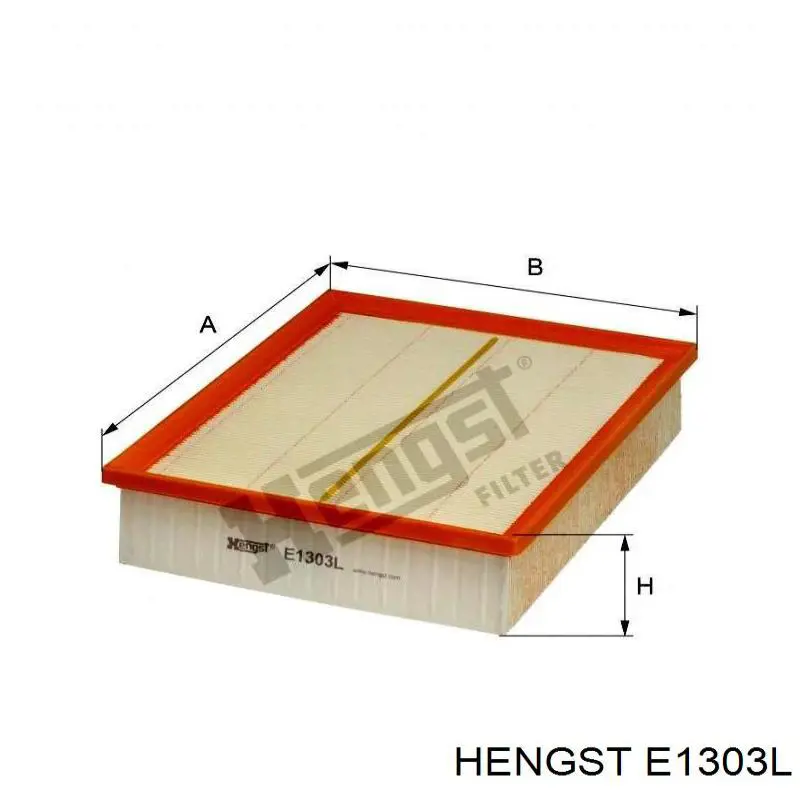 Купити E1303L Hengst Автомобільний фільтр повітря