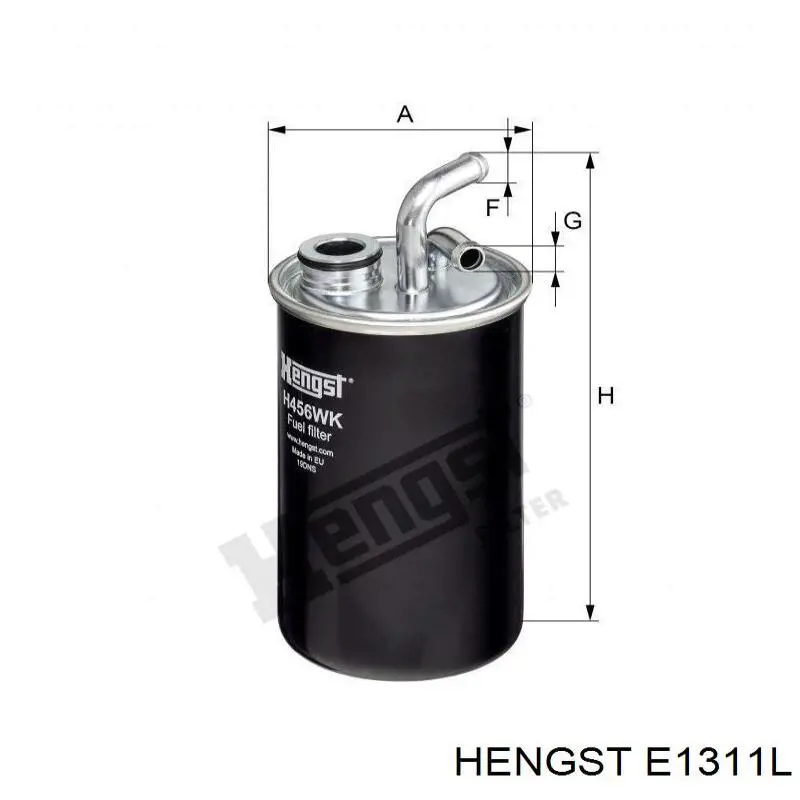 Фільтр повітряний Hengst E1311L