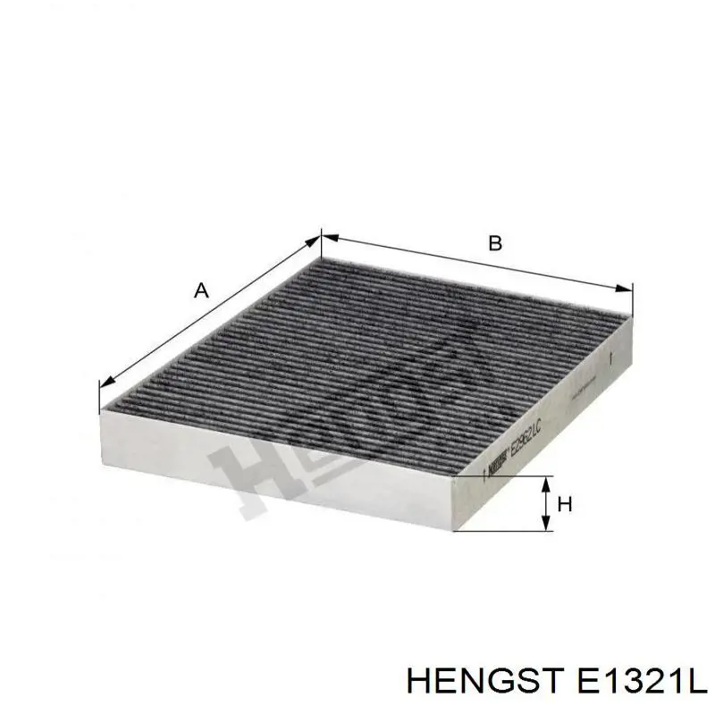 Повітряний фільтр E1321L Hengst