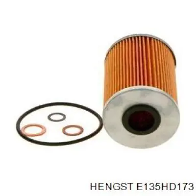 Масляний фільтр двигуна Hengst E135HD173 ціна, від 4.48 USD