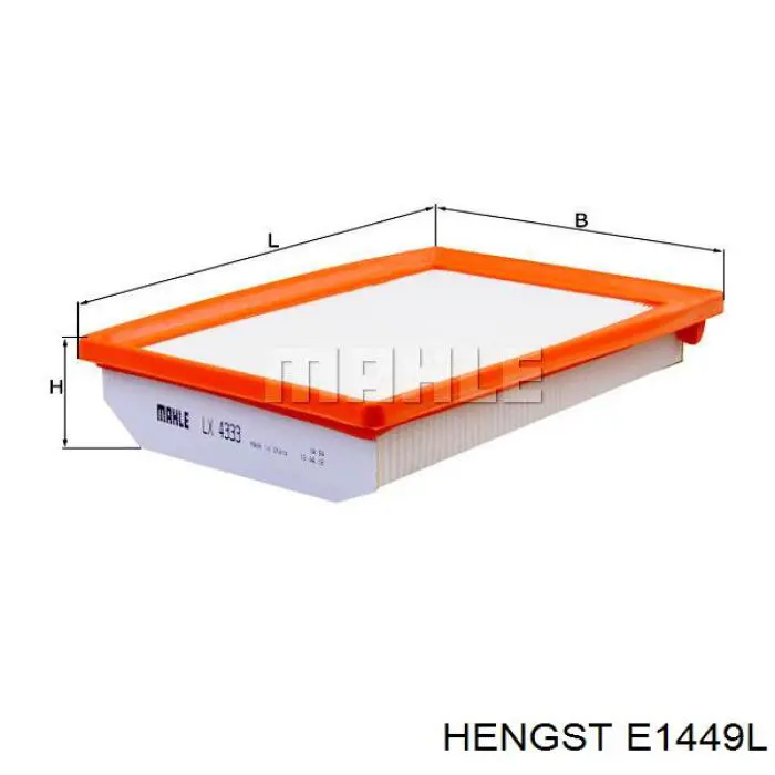 Фільтр повітряний Kamoka F244201