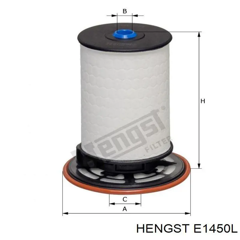 Фільтр повітряний Hengst E1450L