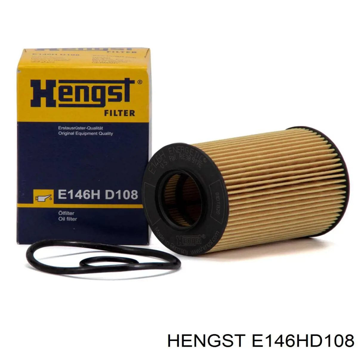Масляний фільтр двигуна Hengst E146HD108 ціна, від 5.45 USD
