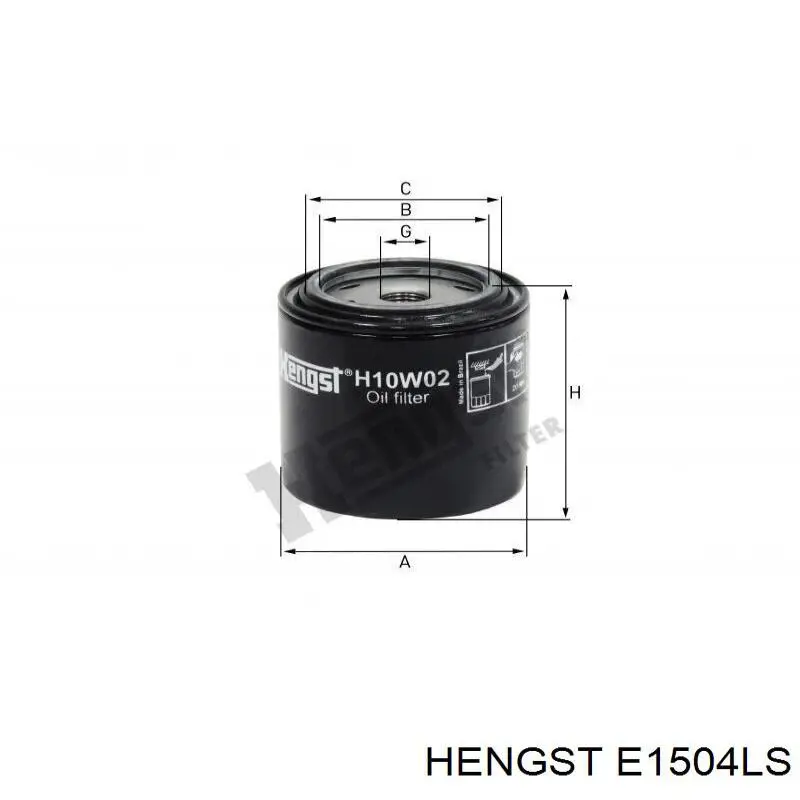 Фільтр повітряний Hengst E1504LS