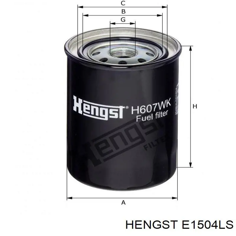 Фільтр повітряний E1504LS Hengst