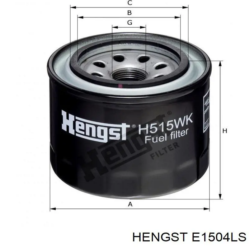 Купити E1504LS Hengst Автомобільний фільтр повітря