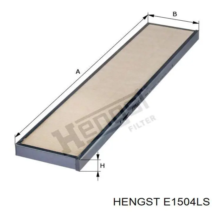 Повітряний фільтр E1504LS Hengst