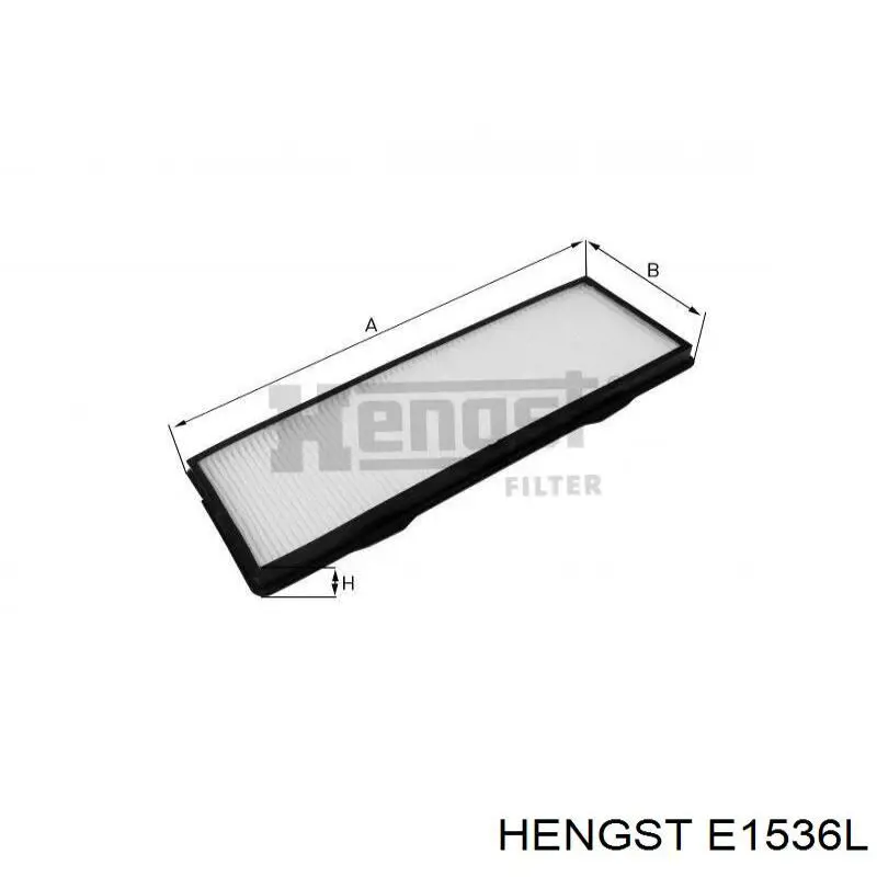 Повітряний фільтр E1536L Hengst