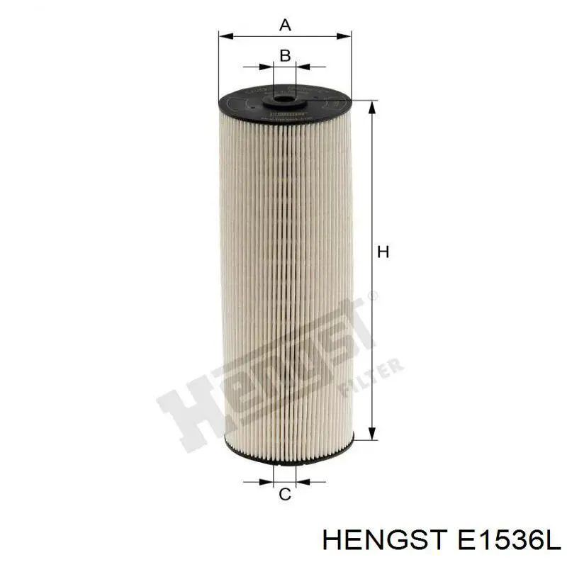 Купити E1536L Hengst Автомобільний фільтр повітря