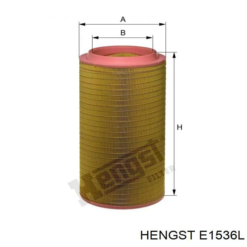 Фільтр повітряний Hengst E1536L