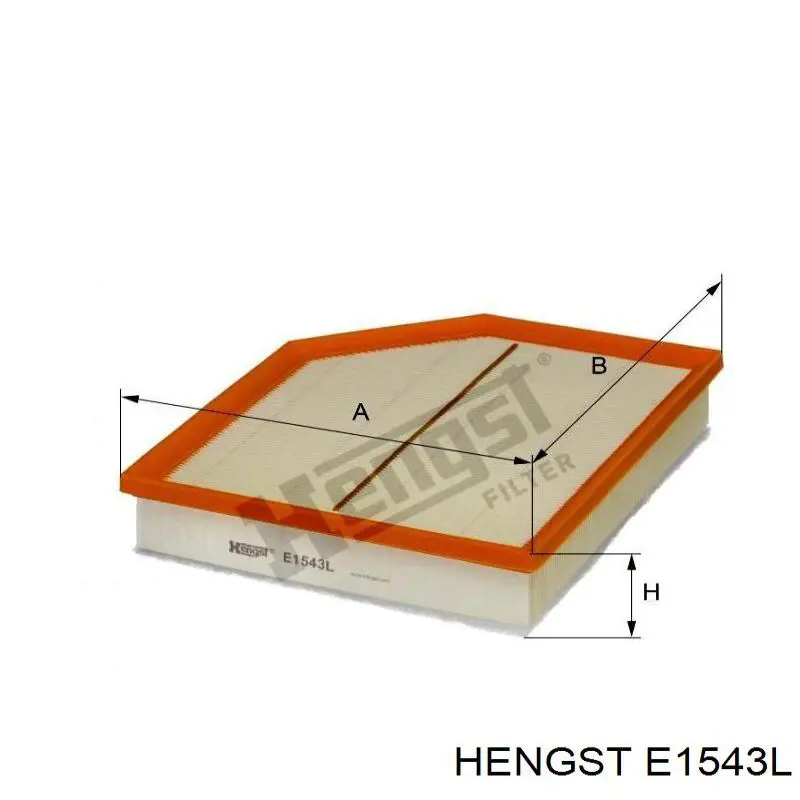 E1543L Hengst фільтр повітряний