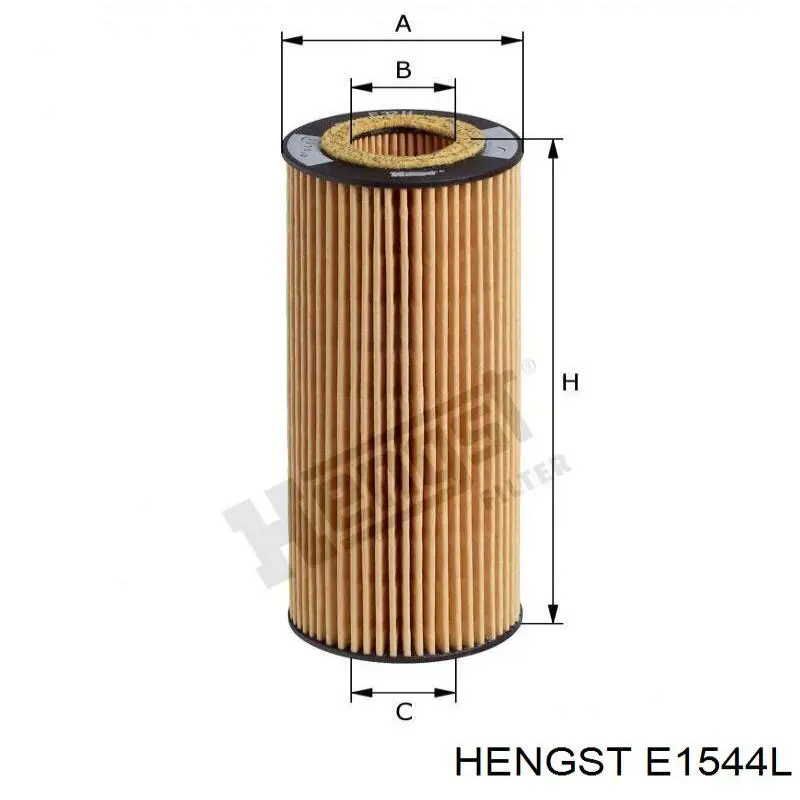 Повітряний фільтр E1544L Hengst