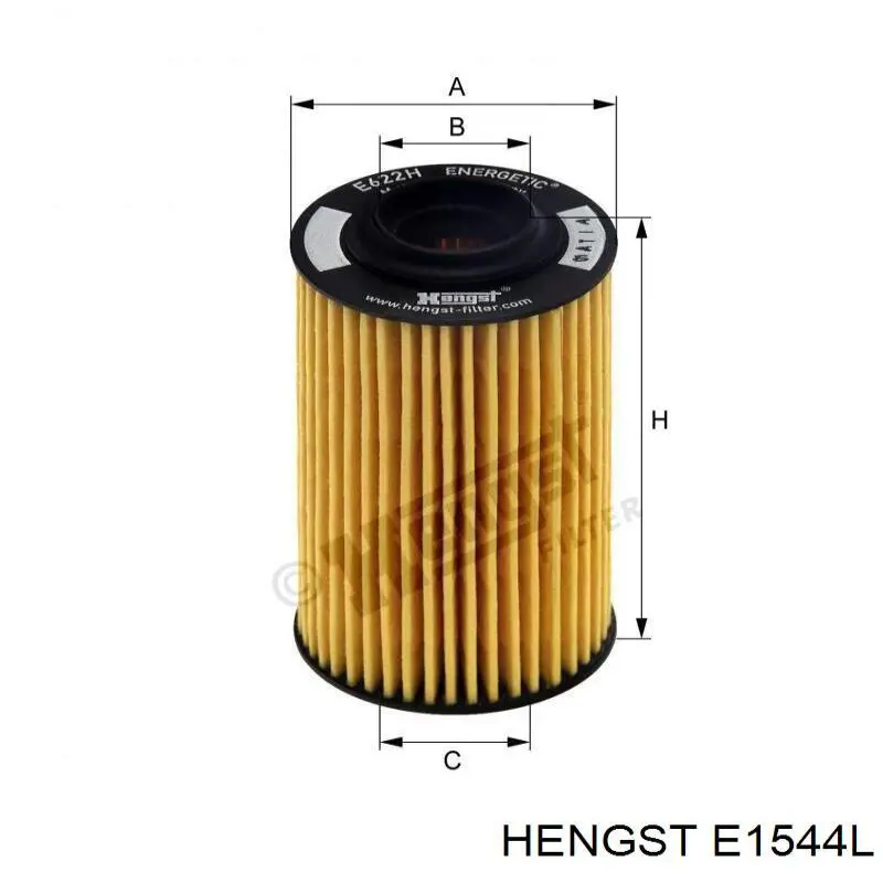 Фільтр повітряний Hengst E1544L