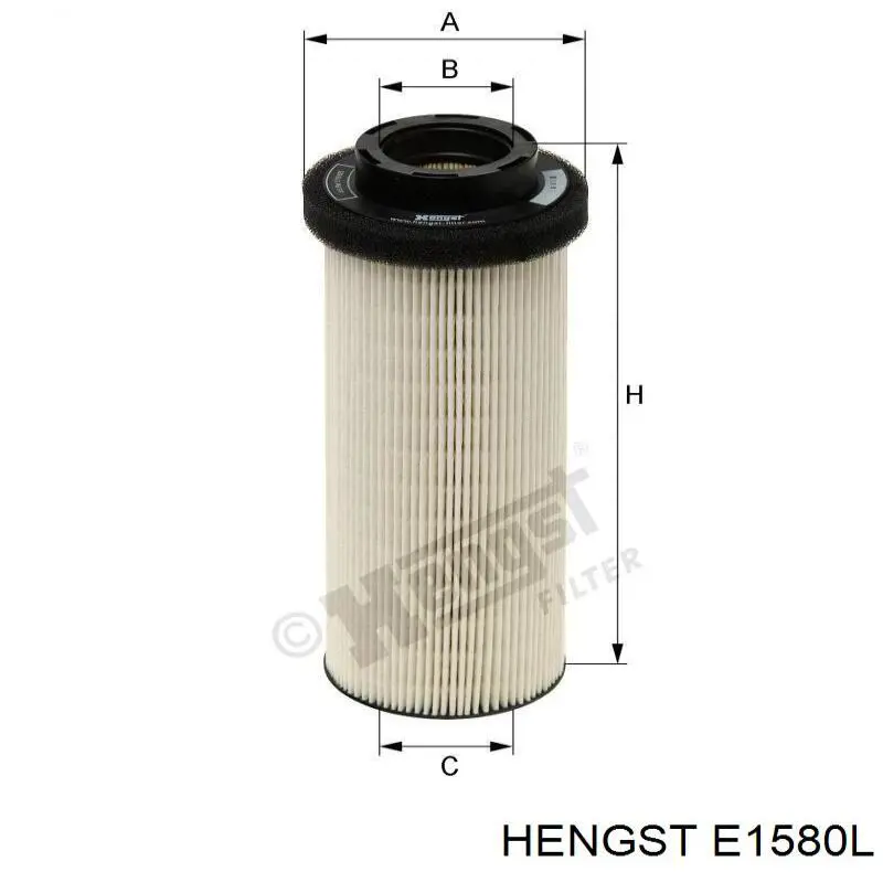 E1580L Hengst Повітряний фільтр двигуна