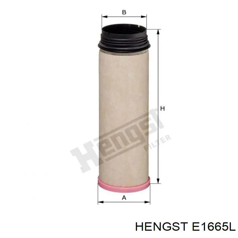 Фільтр повітряний E1665L Hengst