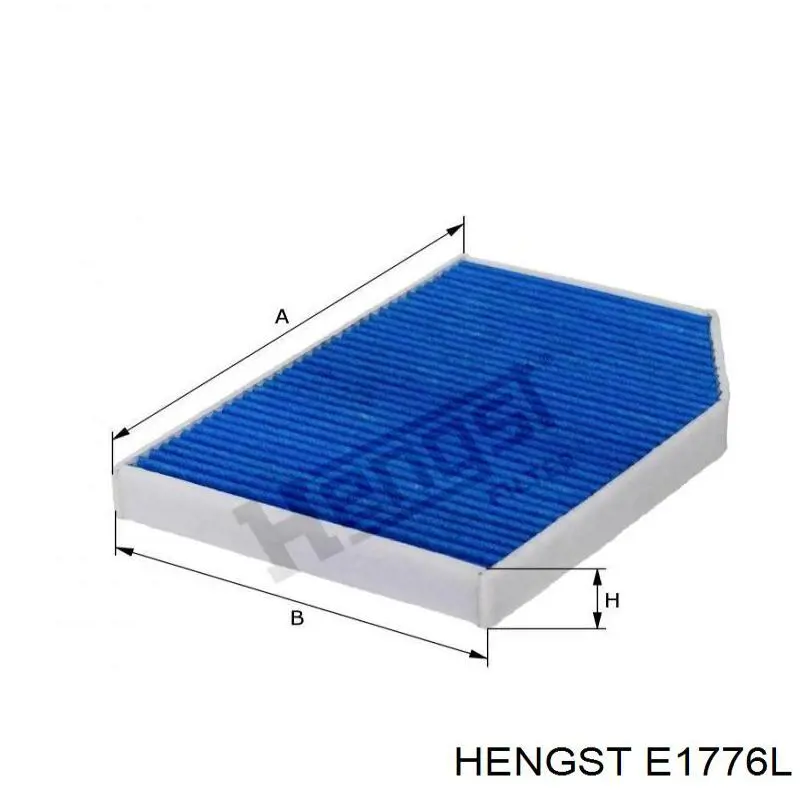 Повітряний фільтр E1776L Hengst