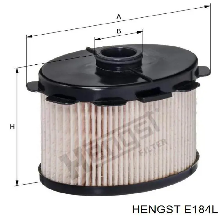 Повітряний фільтр E184L Hengst