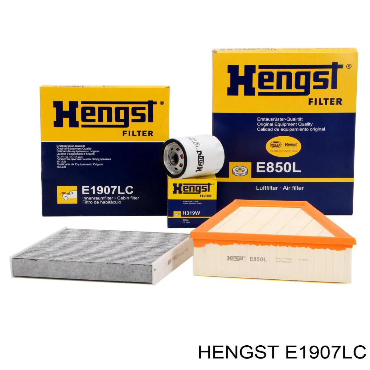 Повітряний фільтр салону Hengst E1907LC