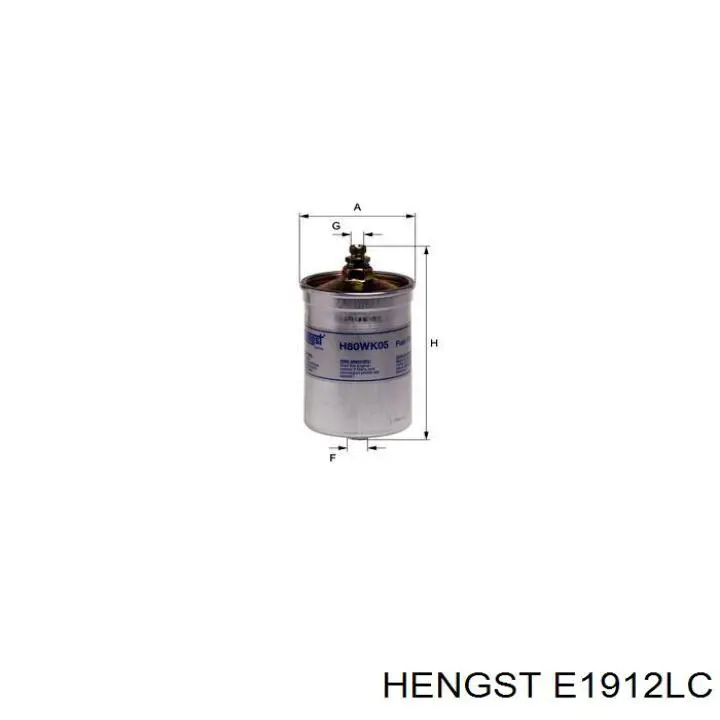 Фільтр повітряний обігрівача Hengst E1912LC ціна, від 13.10 USD