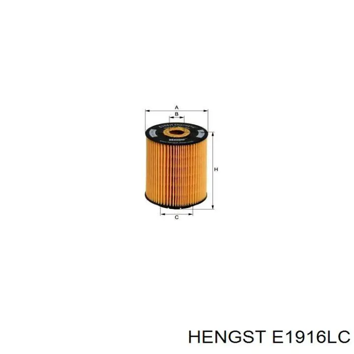 Фільтр салону E1916LC Hengst