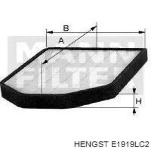 E1919LC2 Hengst Внутрішньосалонний фільтр