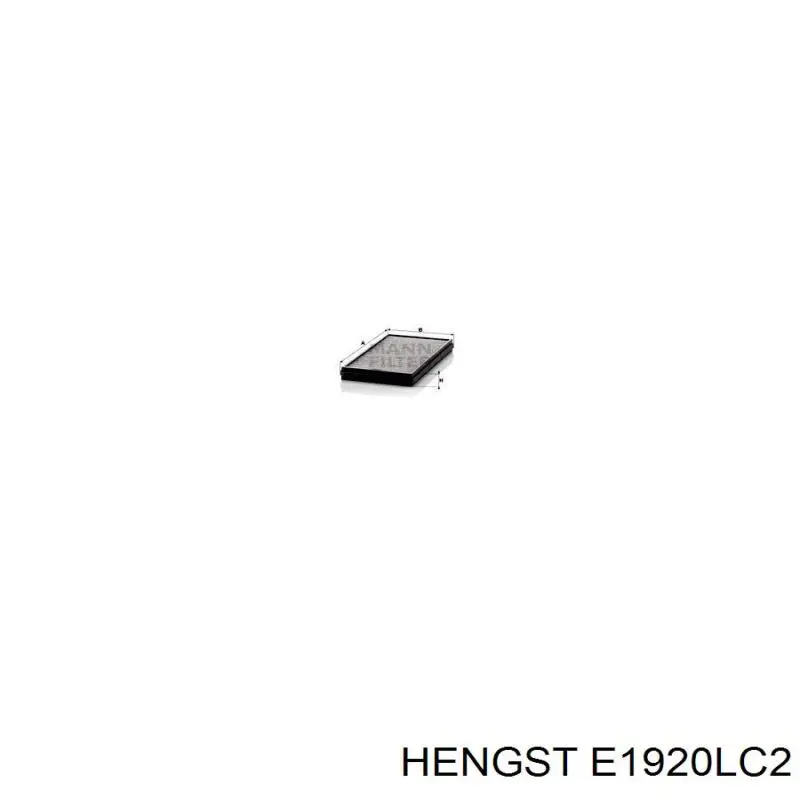 Фільтр повітряний обігрівача Hengst E1920LC2 ціна, від 25.10 USD