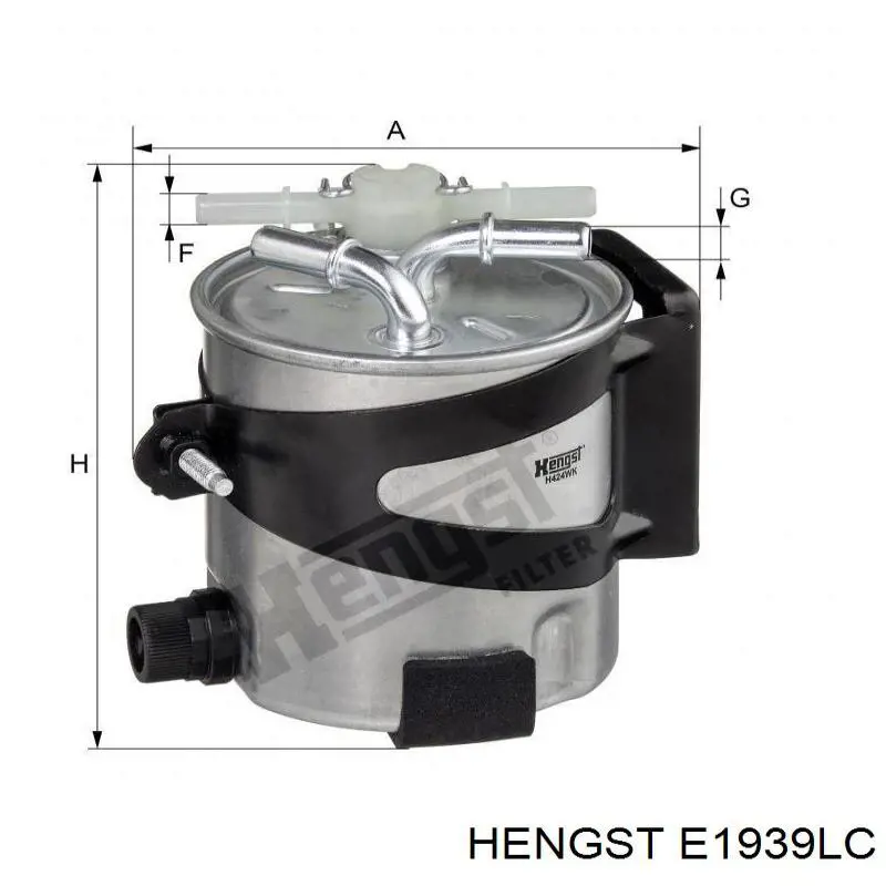 Фільтр салону E1939LC Hengst