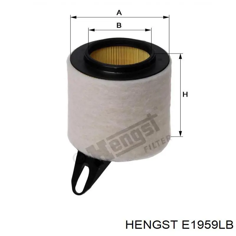 Купити E1959LB Hengst Фільтр салону вугільний