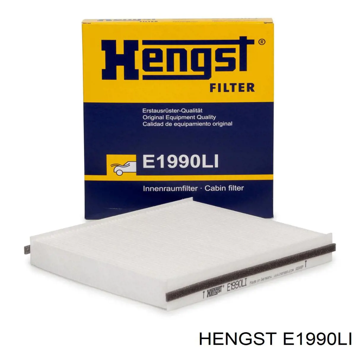 Повітряний фільтр салону Hengst E1990LI