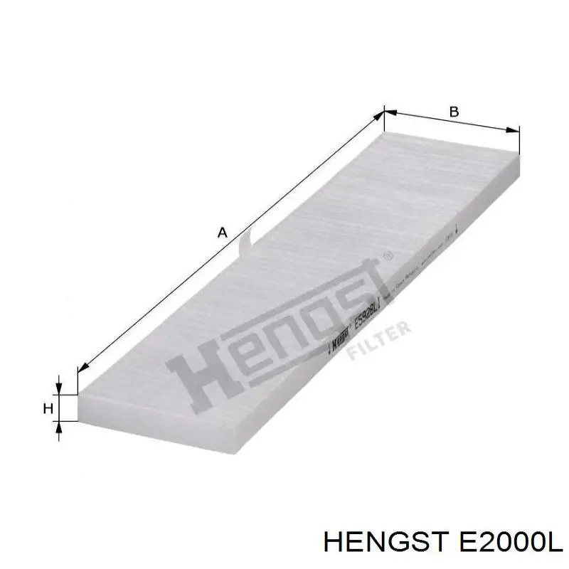 Купити E2000L Hengst Автомобільний фільтр повітря