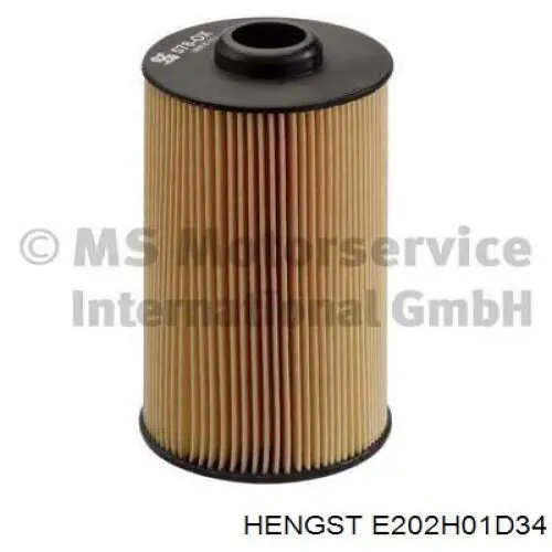 Масляний фільтр двигуна Hengst E202H01D34 ціна, від 340.05 UAH