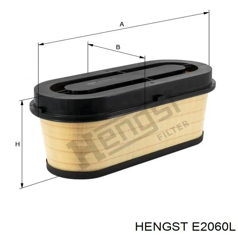 E2060L Hengst фільтр повітряний