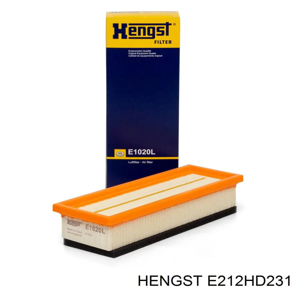 Масляний фільтр E212HD231 Hengst