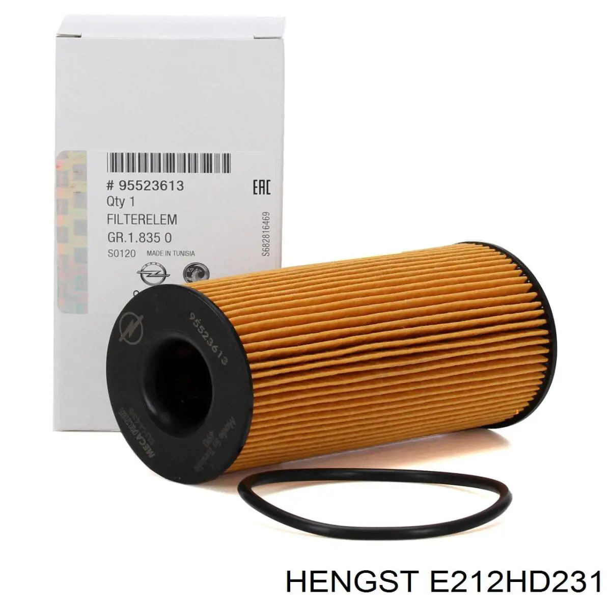 Масляний фільтр двигуна Hengst E212HD231 ціна, від 7.64 USD