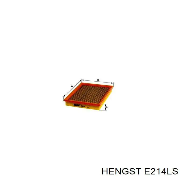 Повітряний фільтр E214LS Hengst