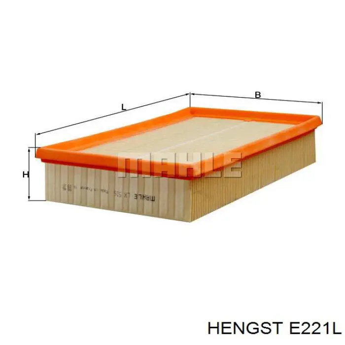 Фільтр повітряний Hengst E221L