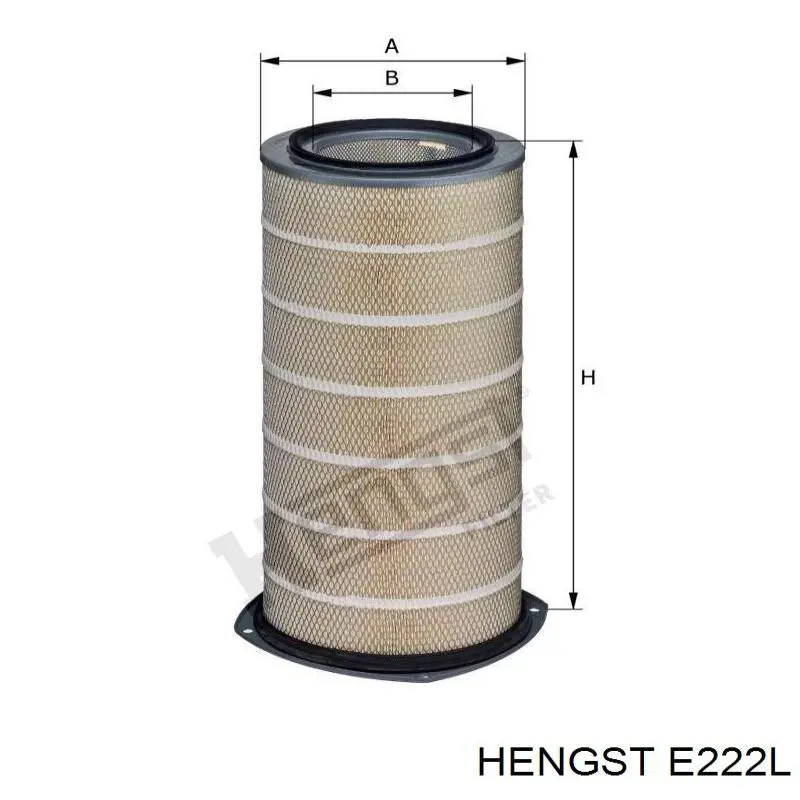 E222L Hengst фільтр повітряний