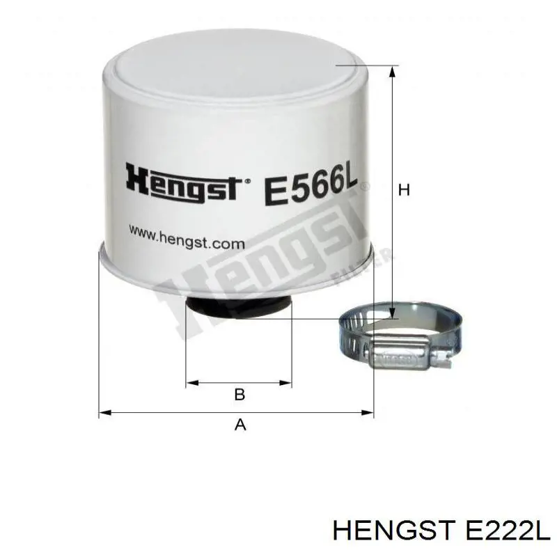 Купити E222L Hengst Автомобільний фільтр повітря
