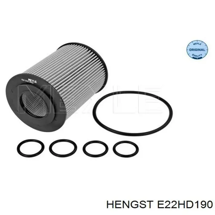 Масляний фільтр E22HD190 Hengst