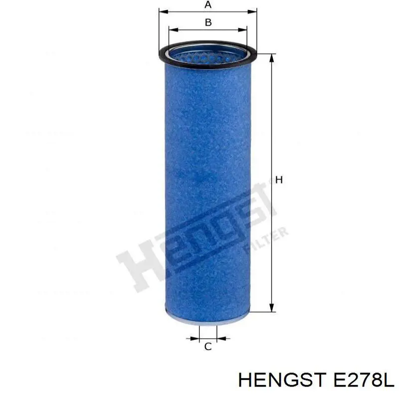 Повітряний фільтр E278L Hengst
