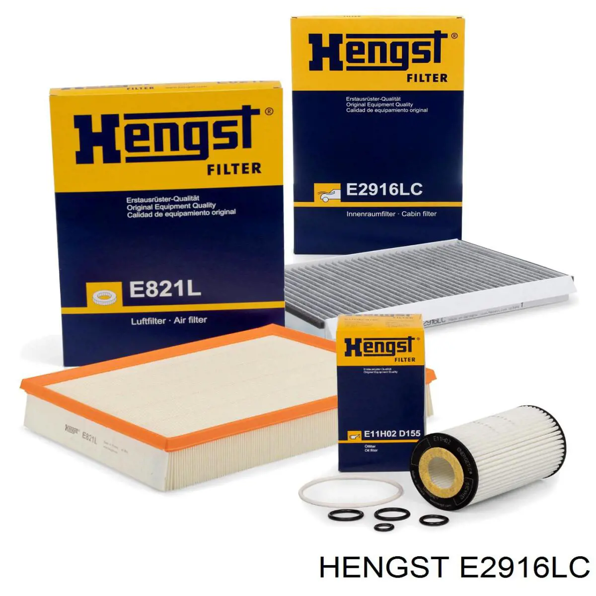 Повітряний фільтр салону Hengst E2916LC