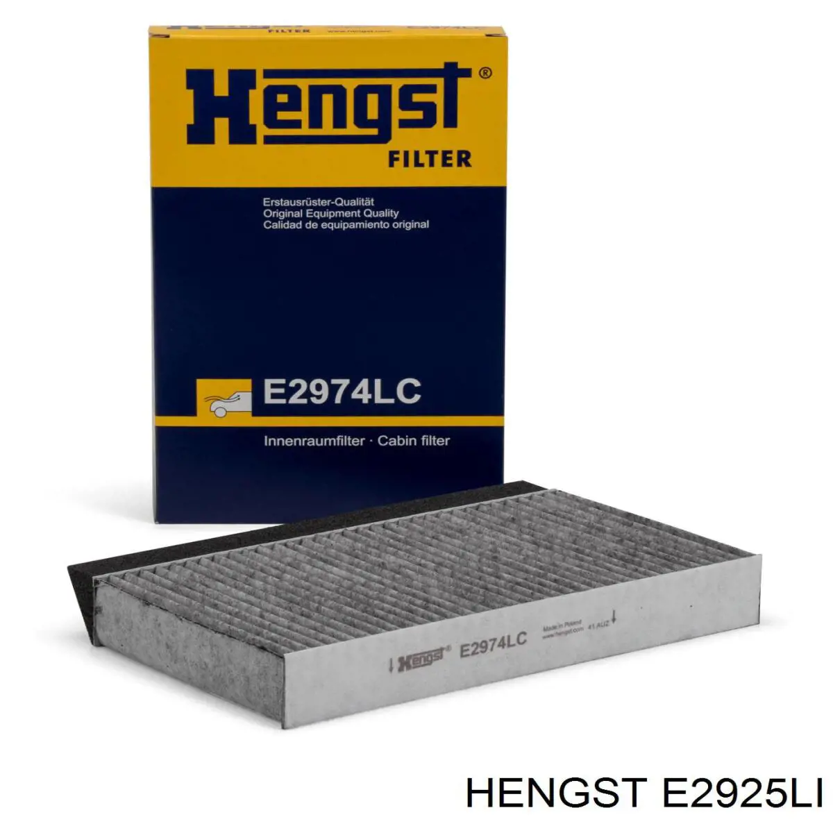 Повітряний фільтр салону Hengst E2925LI